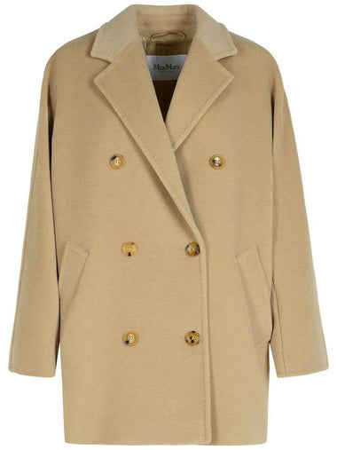 Max Mara 'Rebus' Beige Wool And Cahsmere Blend Coats - MAX MARA - BALAAN 1