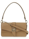 Greenwich Medium Saffiano Leather Shoulder Bag Camel - MICHAEL KORS - BALAAN 2