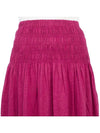 Tinoa Elastic Linen Long A-Line Skirt Purple - VANESSA BRUNO - BALAAN 7