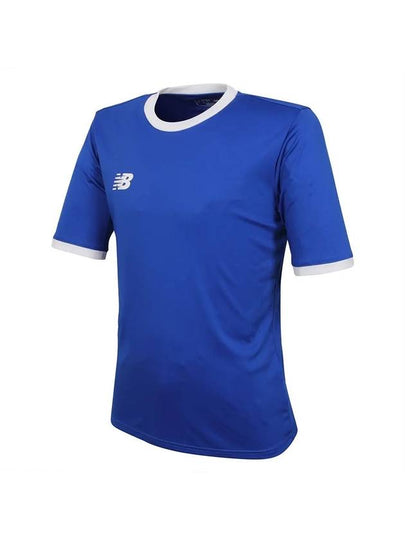 Ringer SS Jersey Sport Short Sleeve T-Shirt Blue - NEW BALANCE - BALAAN 2