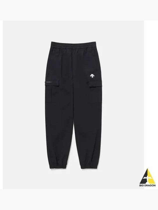 Junior Cargo Woven Warm up Pants Black SP32JUPT82 - DESCENTE - BALAAN 1