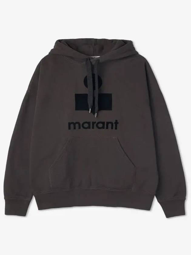 Miley Logo Hoodie Faded Black - ISABEL MARANT - BALAAN 2