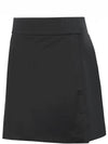 Women's Amelie Midi Golf Skirt Black - J.LINDEBERG - BALAAN 3