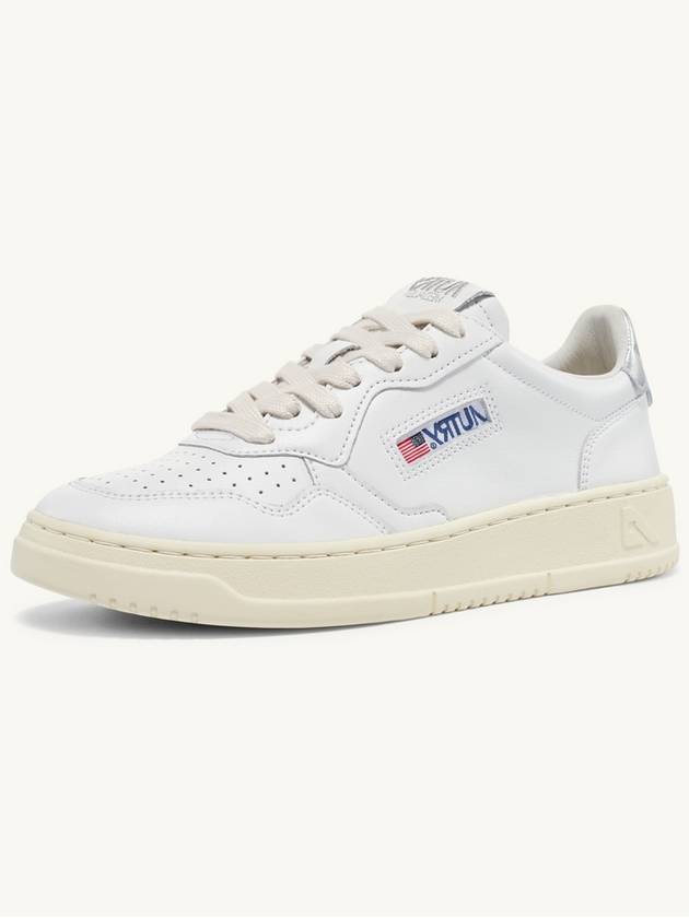 Medalist Silver Tab Low Top Sneakers White - AUTRY - BALAAN 3