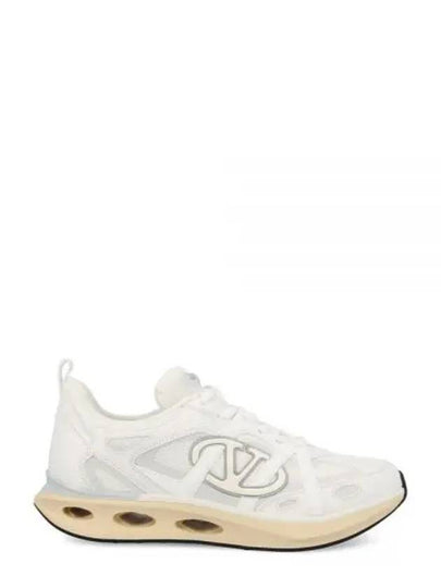 V Logo Easyjog Low Top Sneakers White - VALENTINO - BALAAN 2