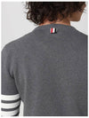 4 Bar Armband Milano Stitch Knit Top Mid Grey - THOM BROWNE - BALAAN 5