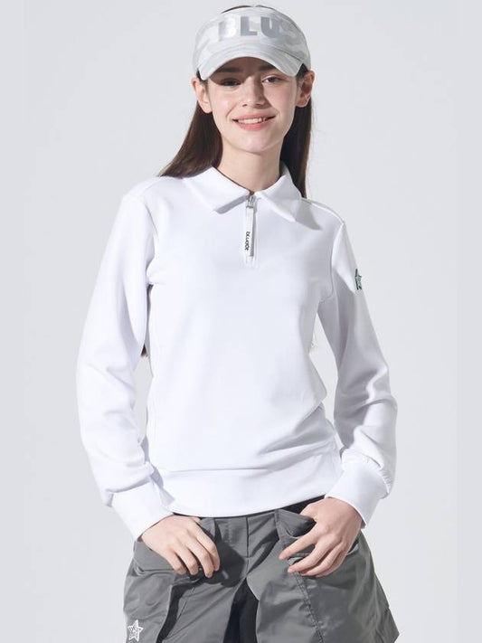 Volume half zip-up collar t-shirtWH - BLUDOT - BALAAN 1