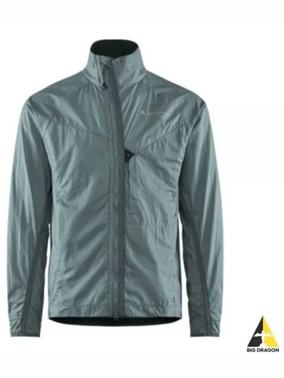 Men's Ansur Windproof Zip-Up Jacket Stone Blue - KLATTERMUSEN - BALAAN 2