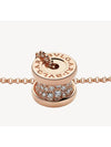 BZero1 Necklace Rose Gold Diamond Mini Pave Women’s Necklace - BVLGARI - BALAAN 3