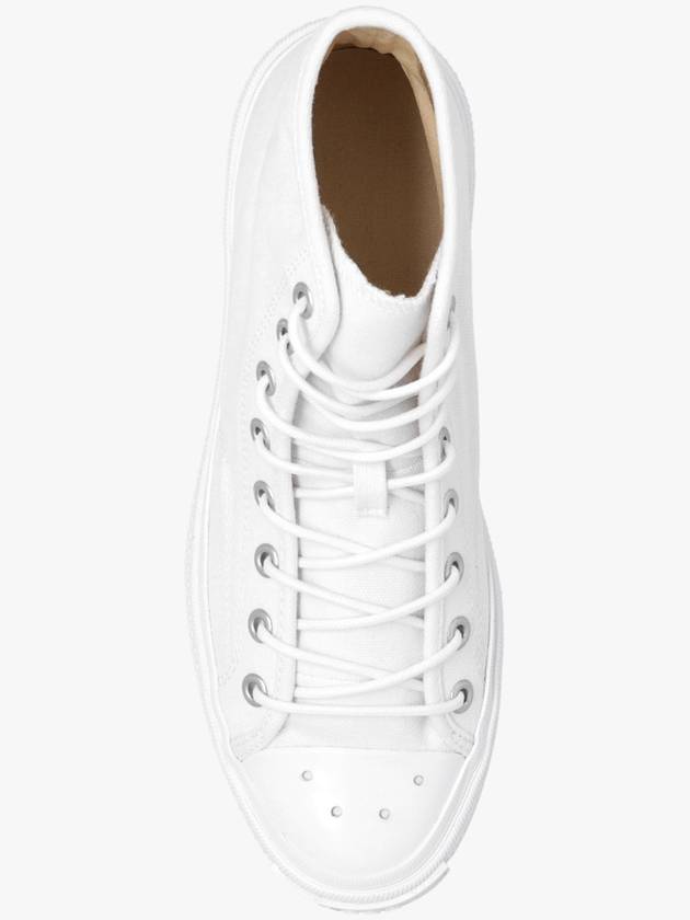 Studios Canvas High Top Sneakers White - ACNE STUDIOS - BALAAN 7