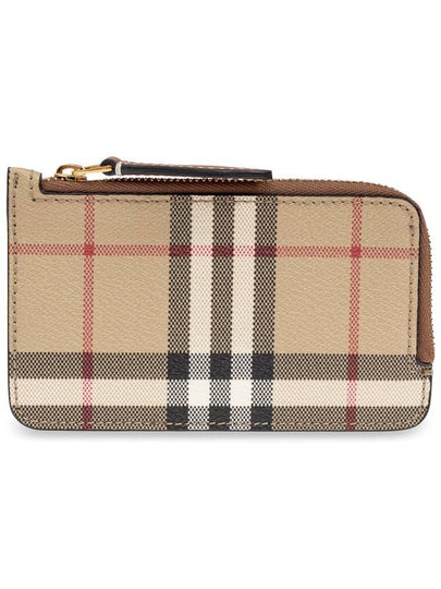 Check Card Wallet Archive Beige - BURBERRY - BALAAN 2