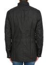 Corbridge Wax Zip-Up Jacket Black - BARBOUR - BALAAN 6