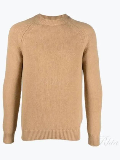 Pierre Lambswool Crew Knit Top Camel - A.P.C. - BALAAN 2