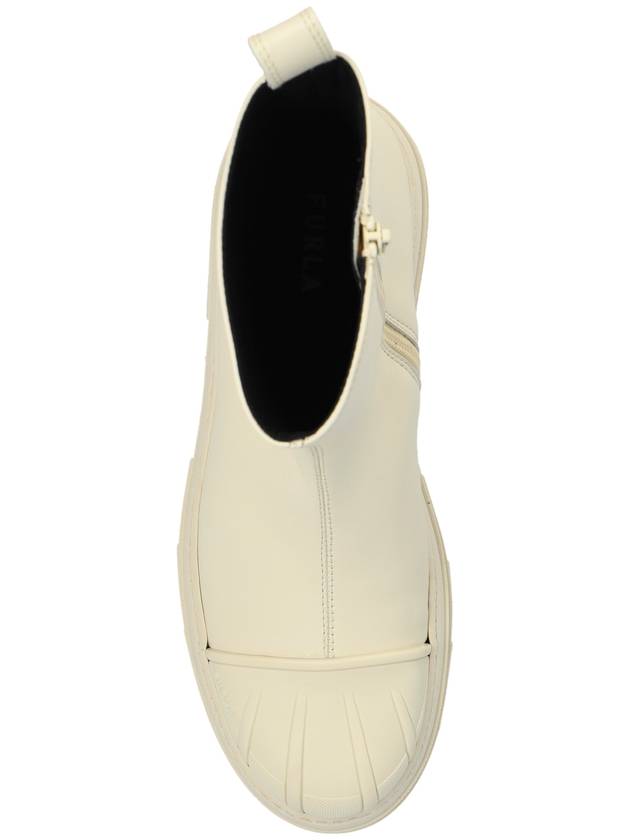 Furla Platform Ankle Boots, Women's, Cream - FURLA - BALAAN 6