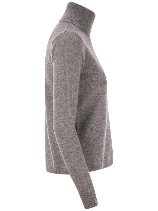 Sestri Cashmere Turtleneck Gray - MAX MARA - BALAAN 4