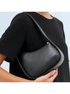 The Row Black Half Moon Shoulder Bag W1249 L39 BLSG - THE ROW - BALAAN 2