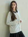 Pearl round cardigan ivory - MITTE - BALAAN 5