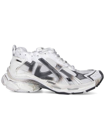 Runner Gradient Low Top Sneakers White Black - BALENCIAGA - BALAAN 2