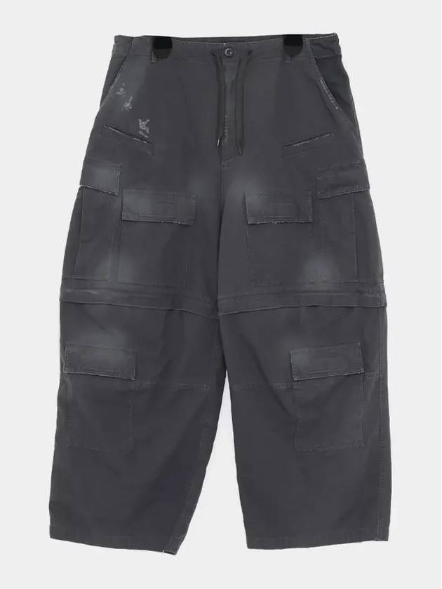 Oversized Cargo Pants Grey - BALENCIAGA - BALAAN 4