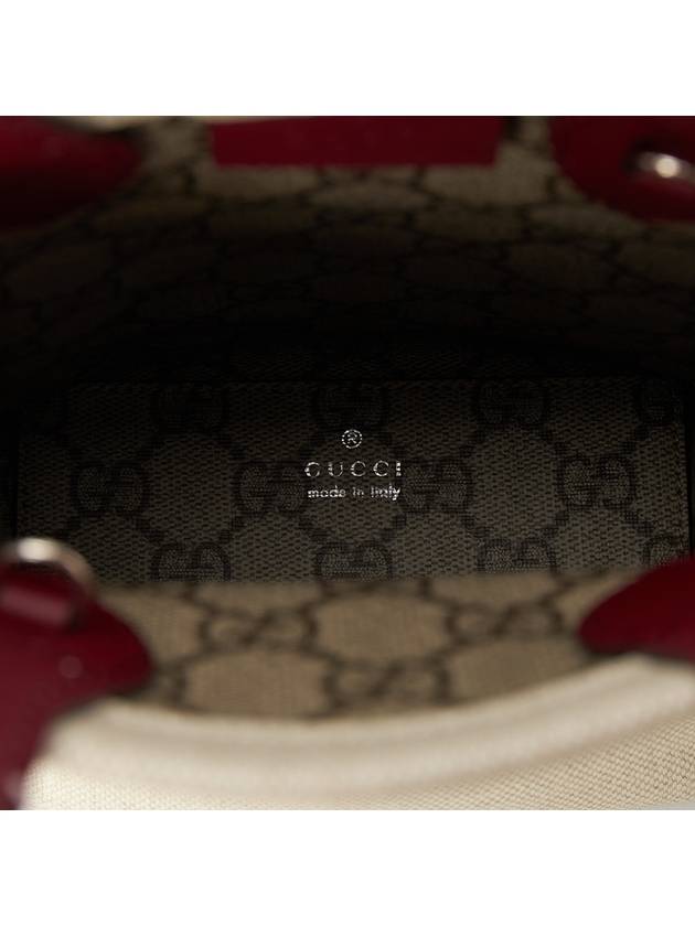 Super Mini Canvas Shoulder Bag Beige Green - GUCCI - BALAAN 9