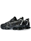 Gel Quantum Kinetic Low Top Sneakers Grey Black - ASICS - BALAAN 5
