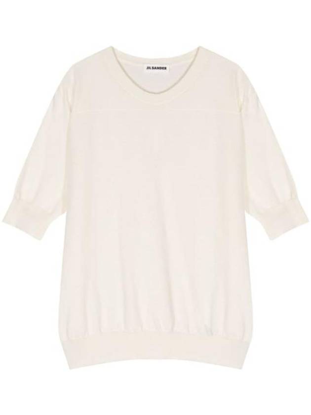 Long Sleeve T-Shirt J02GC0117 J15383 281 WHITE - JIL SANDER - BALAAN 1