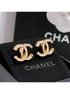 CC logo white gold vintage earrings - CHANEL - BALAAN 1