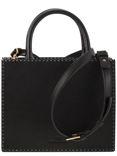 Small tote with contrast stitching - ELISABETTA FRANCHI - BALAAN 2