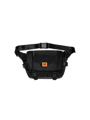 KODAK Apparel small biker messenger bag BLACK - KODO - BALAAN 1