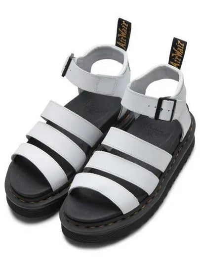 Blaire Hydro Leather Strap Sandals White - DR. MARTENS - BALAAN 2