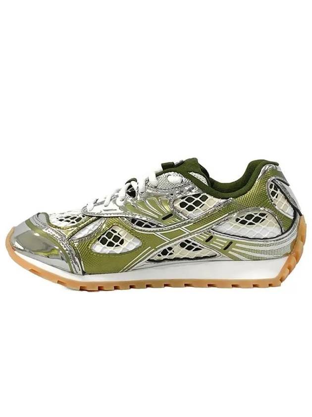 Orbit Mesh Rubber Low Top Sneakers Green - BOTTEGA VENETA - BALAAN 8