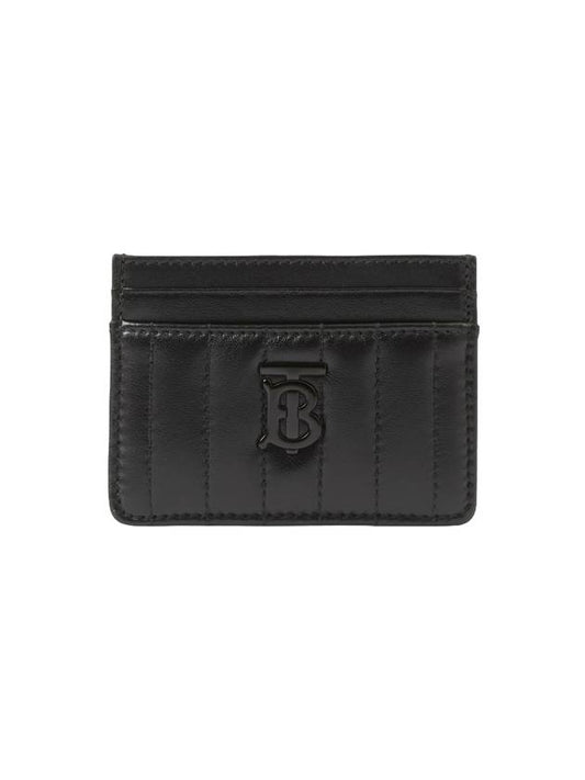 Quilted Leather Lola Card Wallet Black - BURBERRY - BALAAN 1