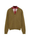 Trompe L'Oeil Shirt Knit Top Green - LOEWE - BALAAN 3