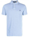 Logo Slim Fit Short Sleeve Polo Shirt Blue - POLO RALPH LAUREN - BALAAN 2