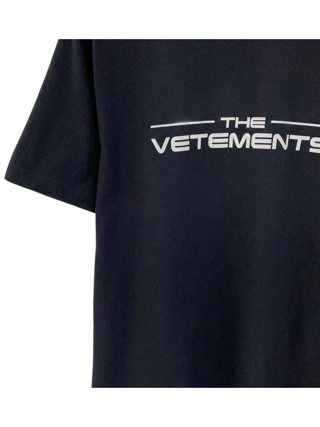 The Line Logo Short Sleeve T Shirt UE51TR410B - VETEMENTS - BALAAN 3