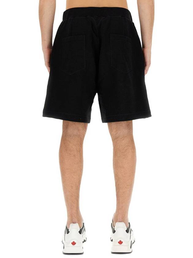 icon logo print shorts black - DSQUARED2 - BALAAN 5