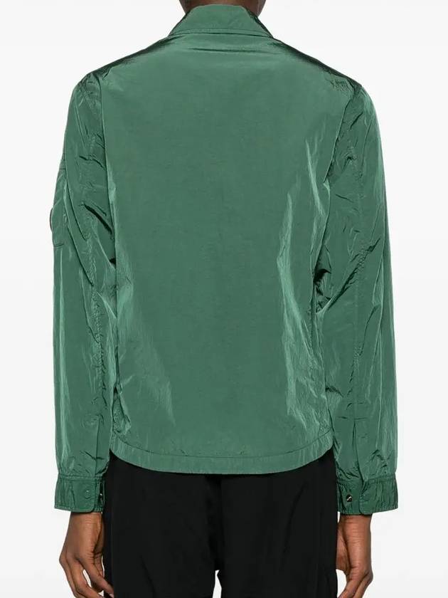 Chrome-R Pocket Over Long Sleeve Shirt Green - CP COMPANY - BALAAN 5