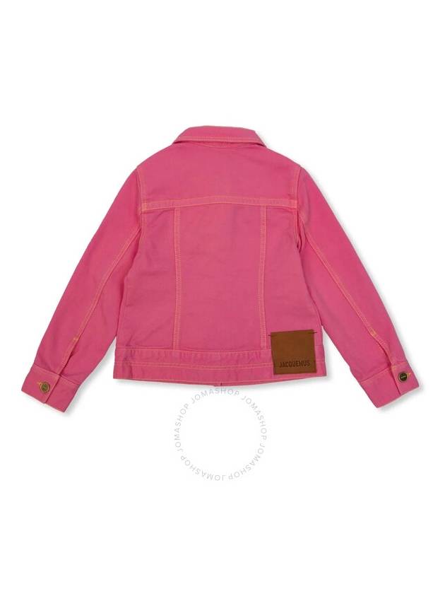 Jacquemus Girls Logo Patch Cotton Denim Jacket Size 8Y - JACQUEMUS - BALAAN 2