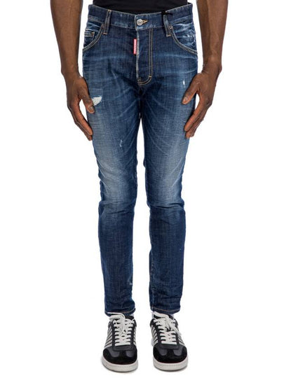 Skater Skinny Cut Jeans Blue - DSQUARED2 - BALAAN 2