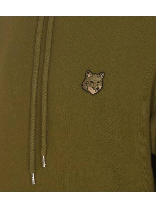 Bold Fox Head Patch Comfort Hoodie Green - MAISON KITSUNE - BALAAN 4