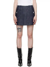 Women's Samantha A-Line Skirt Navy - A.P.C. - BALAAN 2