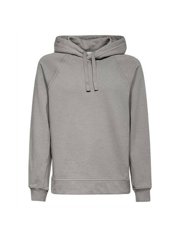 Men's Logo Patch Cotton Hoodie Grey - TEN C - BALAAN 1