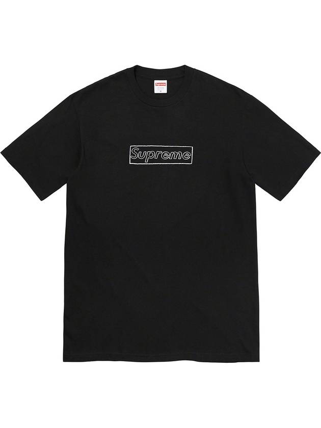 KAWS Chalk Short Sleeve Box Logo TShirt - SUPREME - BALAAN 2