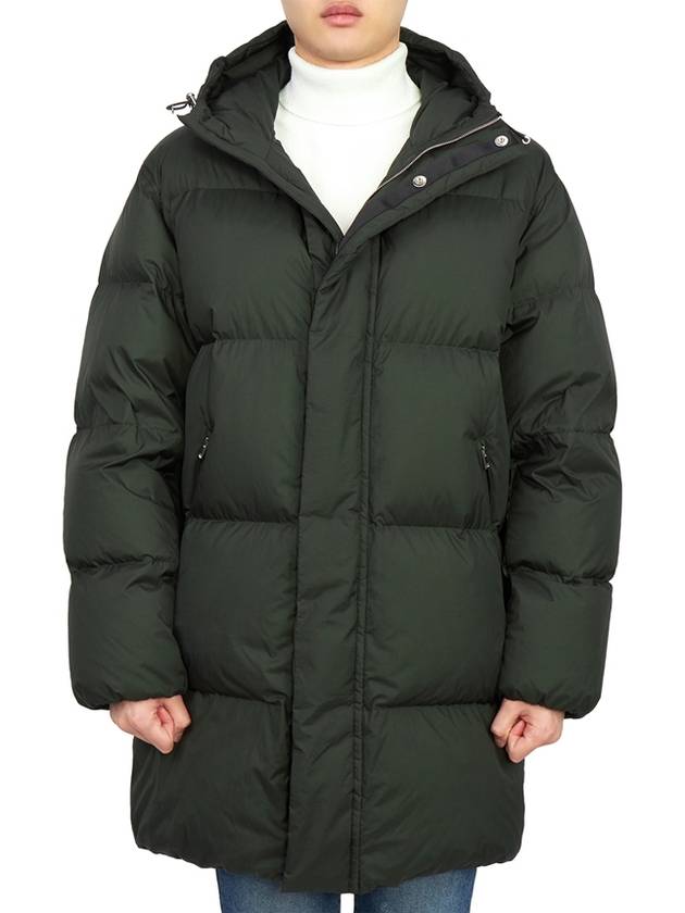 Declan Quilted Hooded Padding Green - THEORY - BALAAN 3