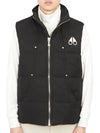 Logo Montreal Padded Vest Black - MOOSE KNUCKLES - BALAAN 5