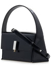 Geometric Small Shoulder Bag Black - SALVATORE FERRAGAMO - BALAAN 3