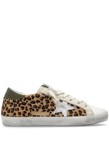 Superstar Classic Leopard Low Top Sneakers Brown - GOLDEN GOOSE - BALAAN 1