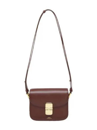 Mini Grace Crossbody Brown Bag - A.P.C. - BALAAN 1