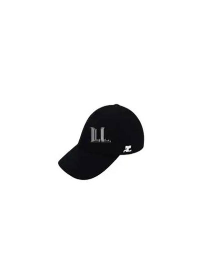 Signature Logo Wool Ball Cap Black - COURREGES - BALAAN 2