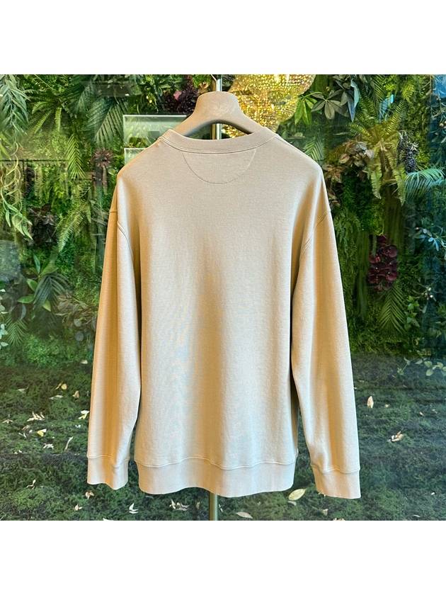 Embroidered Logo Sweatshirt Beige - BRUNELLO CUCINELLI - BALAAN 5